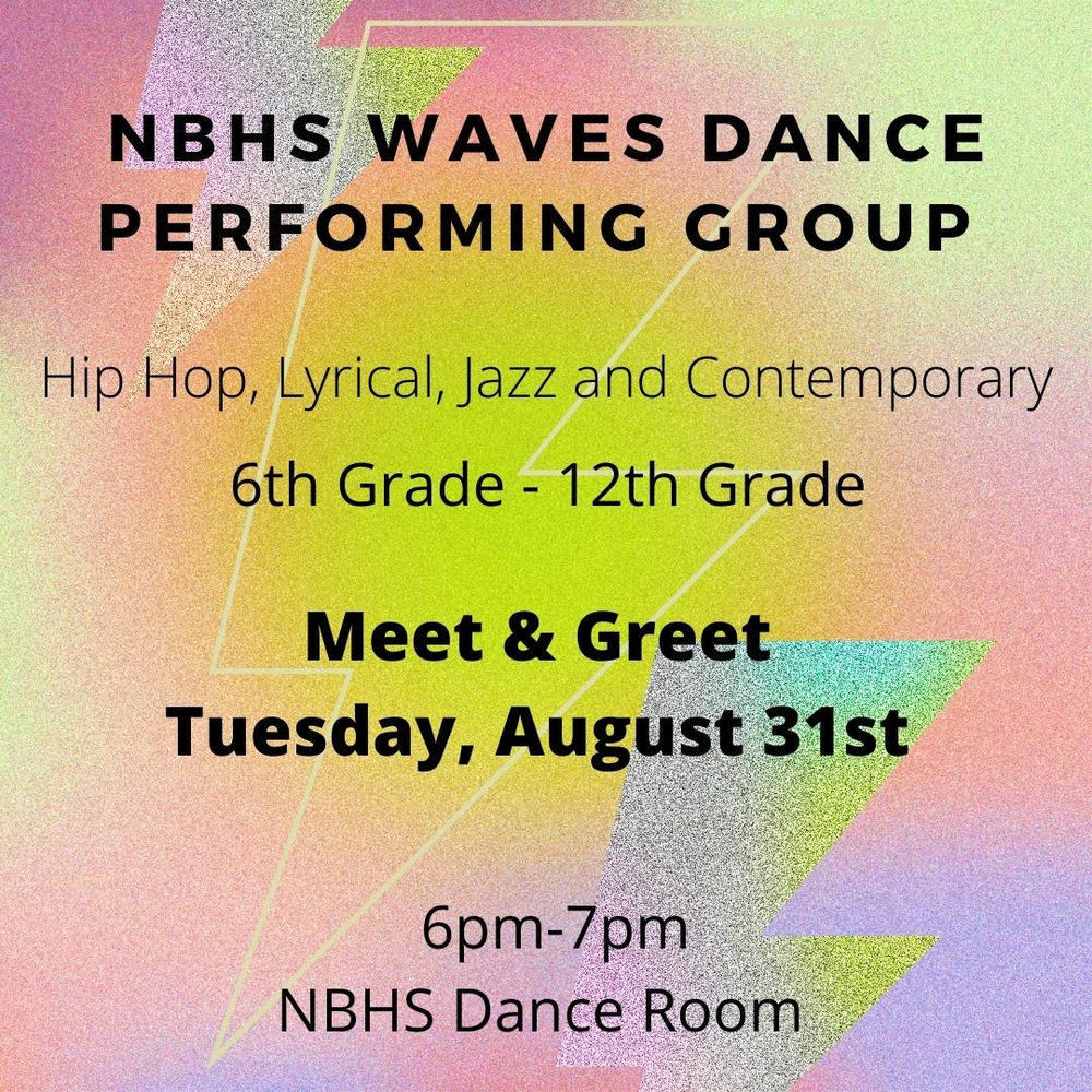 middle school dance flyer