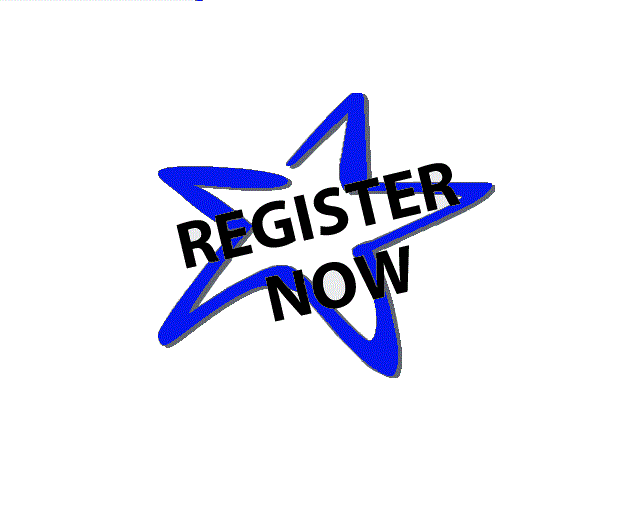 Star image with words Register Now