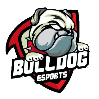Bulldog Esports Logo with Graphic of Bulldog