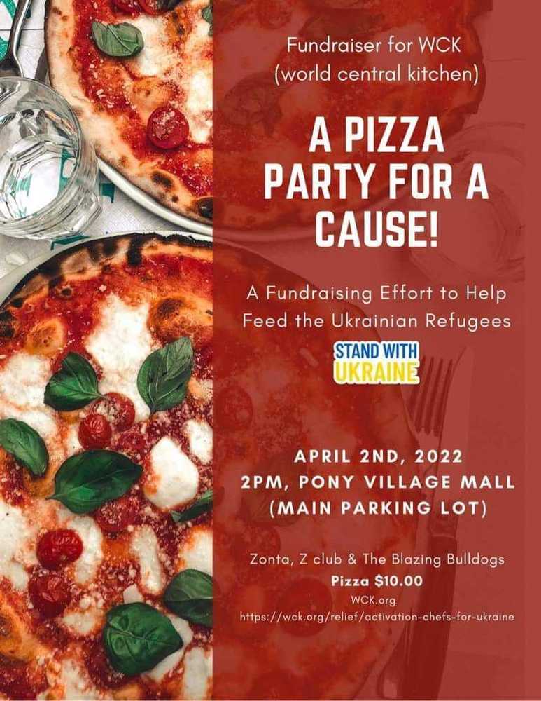 "A Pizza Party for a Cause!" Flyer