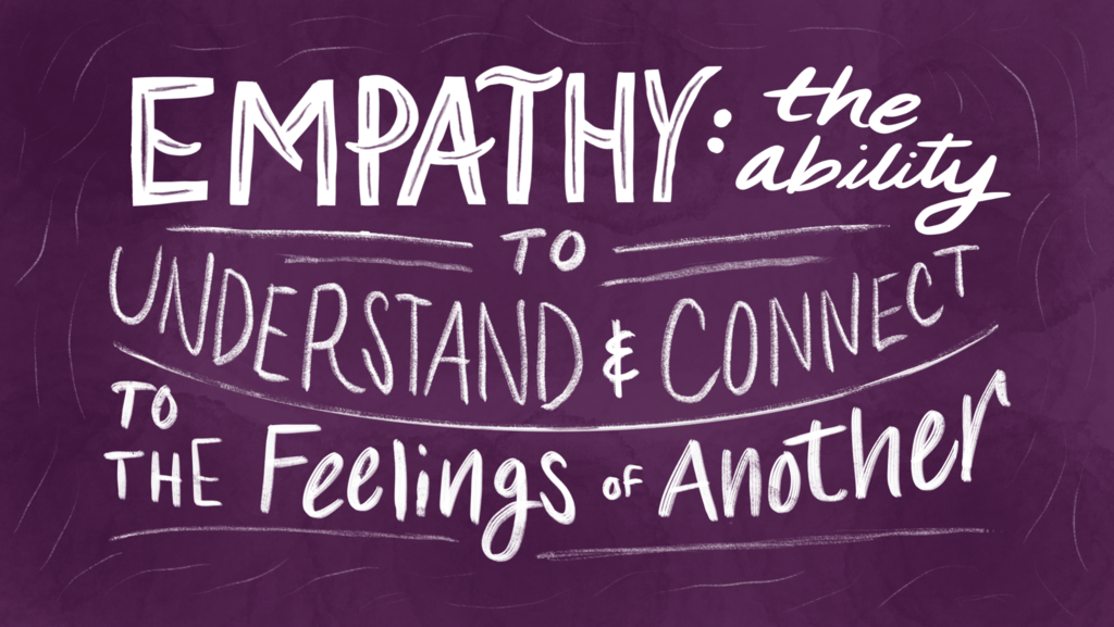 empathy word art: Empathy: The ability to understand and connect to the feelings of another