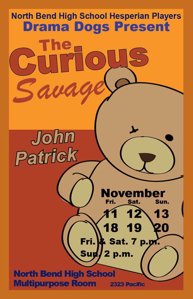 Play flyer - The Curious Savage