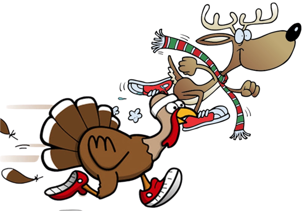 turkey and caribou racing