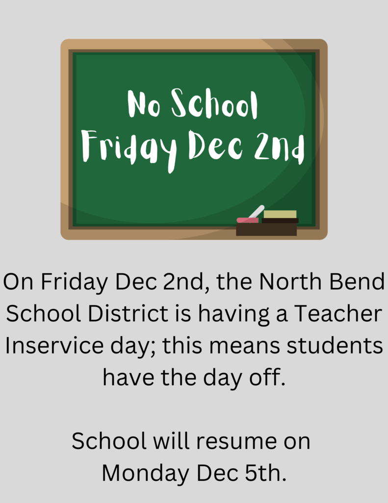 No School Friday Dec 2nd.