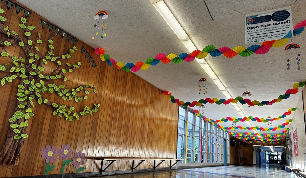 colorful hallways