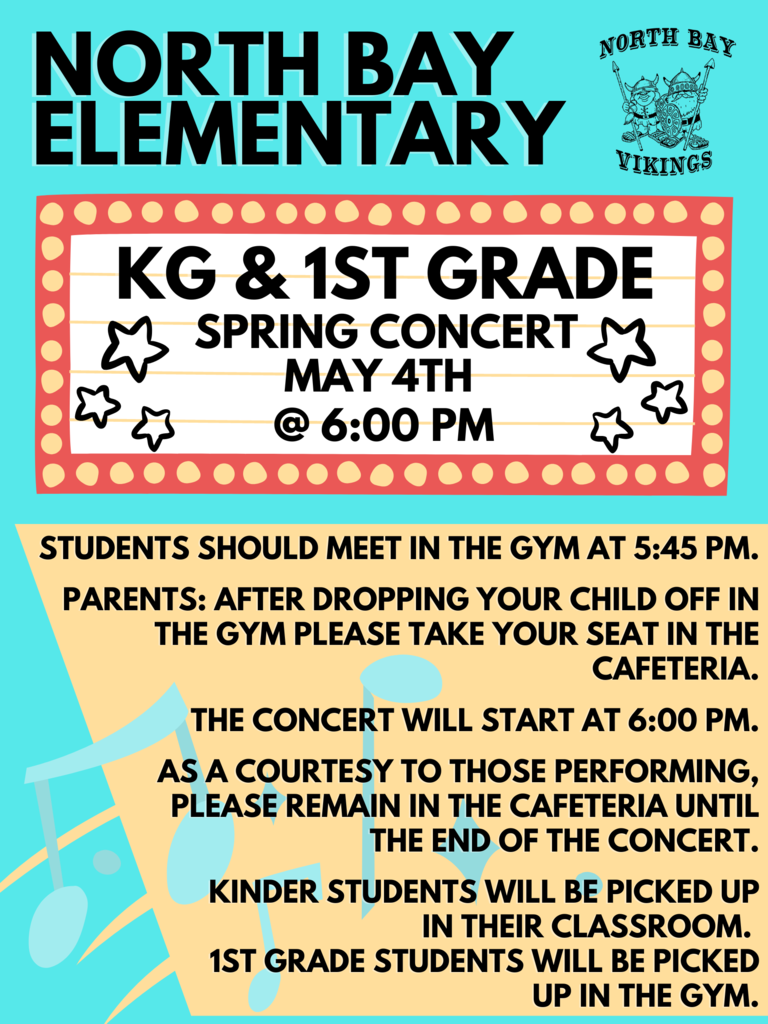 Spring concert flyer